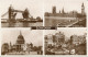 PC00257 London. Multi View. 1954. Valentine. RP - Autres & Non Classés