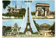 Paris,notre Dame, Arc De Triomphe,sacré-coeur,tour Effeil,la Madeleine - Panorama's