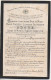 Faire Part De Décès 1885 - Obituary Notices