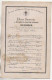 Faire Part De Décès 1871 - Obituary Notices