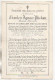 Faire Part De Décès 1888 - Obituary Notices