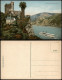 Ansichtskarte Bingen Am Rhein Burg Schloss Rheinstein Rhein Blick 1910 - Bingen