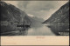 Postcard Hardanger Sorfjorden, Dampfer Steamer 1911 - Norvège
