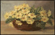 Glückwunsch Ostern / Easter Blumenkorb Künstlerkarte A. Haller 1914 - Ostern