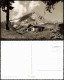 Ansichtskarte  Kreuzalm Gegen Zugspitzgruppe 1955 - Unclassified