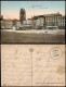 CPA Dünkirchen Dunkerque La Place Jean-Bart 1917  Gel. Feldpost-Blindstempel - Dunkerque