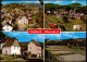 Ansichtskarte  Oberndorf (Siegbach) Mehrbild-AK 4 Ortsansichten 1980 - Unclassified