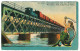 POL 4 - 5569 WARSZAWA, Poland, Bridge, Train - Old Postcard - Used - 1916 - Polen