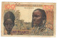 W.A.S. MAURITANIA VERY RARE P501Ea 100 FRANCS  20.3.1961 FINE NO P.h. ! - États D'Afrique De L'Ouest