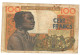 W.A.S. MAURITANIA VERY RARE P501Ea 100 FRANCS  20.3.1961 FINE NO P.h. ! - West African States