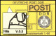 SMHD 29 Posthorn - 4.+2.DS: P Abgeschrägt, Mit Punkt, DV-Stellung B, ** - Cuadernillos