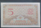 BANKNOTE MADAGASCAR 5 FRANCHI 1937 SUPERB PRESERVATION !! - Madagascar