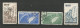 FORMOSE (TAIWAN) N° 301 + N° 302 + N° 303 + N° 304 OBLITERE - Used Stamps