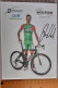 Autographe Luca Wackermann Bardiani CSF 2018 Format 15 X 20 Cm - Cyclisme