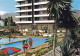 Spain PPC Torremolinos (Costa Del Sol) HOTEL La Nogalera Swimmingpool Schwimmbad (2 Scans) - Málaga