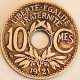 France - 10 Centimes 1921, KM# 866a (#3991) - 10 Centimes