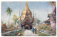 Postcard Burma Pagan Shwegeena/Sheveegeena Pagoda Tucks Oilette 7238 Posted 1916 - Myanmar (Birma)