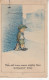 CO92. Vintage Comic Postcard. Boy And Dog. This Town Is Blue Without You! - Gruppi Di Bambini & Famiglie
