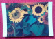 TARJETA TIPO POSTAL CARD LARGE SUNFLOWERS I EMIL NOLDE GERMAN..THE METROPOLITAN MUSEUM OF ART PINTOR PAINTER..PAINTING.. - Schilderijen