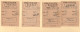 Billets De Trains Chemins De Fer De L'État - Le Havre à Paris - 1919 - Eisenbahnverkehr