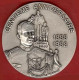 ** MEDAILLE  CAPITAINE  PAOLI  1888 - 1988  -  MUTUELLE  GENDARMERIE ** - Policia