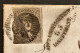 Lettre 11/02/1859 - Affr. OBP 10A Obl. P83 Namur > Bruxelles - Affranchissement Insuffisant 83 - 1858-1862 Medallions (9/12)