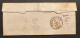 Lettre 11/02/1859 - Affr. OBP 10A Obl. P83 Namur > Bruxelles - Affranchissement Insuffisant 83 - 1858-1862 Medallions (9/12)