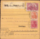 604037 | Inflation, Paketkarte, Nr. Zettel Mit Eindruck Mitteldeutsche Schuhgesellschaft Karl Molitor | Hanau (W 6450) - Lettres & Documents