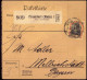 604035 | Inflation, Paketkarte, Nr. Zettel Mit Eindruck Der Firma Gebr. Robinsohn, Judaica  | Frankfurt (W - 6000), -, - - Lettres & Documents