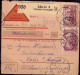 604033 | Inflation, Paketkarte, Mehrfachfrankatur, Nr. Zettel Mit Eindruck Der Firma Bernhard Grevsmühl | Lübeck (W 2400 - Lettres & Documents