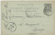 CARTE POSTALE 10 CT SAGE 1897 AVEC REPIQUAGE LIBRAIRIE H. LE SOUDIER PARIS - Cartes Postales Repiquages (avant 1995)