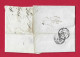 !!! MARQUE D'ENTRÉE PRUSSE PAR VALENCIENNES SUR LETTRE DE BRESLAU DE 1854 - Entry Postmarks