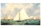 Art - Peinture - Fitz Hugh Lane - New York Yacht Club Regatta - Carte Neuve - CPM - Voir Scans Recto-Verso - Paintings