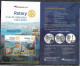 #2639C CHILE 2023 VALPARAISO ROTARY CLUB CENTENARY COMBO MNH SET+FDC+POST OFFICIAL BROCHURE - Rotary, Lions Club