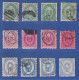 Japan 1883 Freimarken Koban UPU-Farben Mi.-Nr. 57-59 Lot 12 Werte Gestempelt  - Sonstige & Ohne Zuordnung