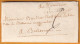 1762 - Marque Postale DE ROUEN En écriture Cursive Sur Lettre Pliée Avec Correspondance Vers Bellesme Belleme, Orne - 1701-1800: Précurseurs XVIII