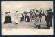 Ostende. L'heure Des Bains. La Plage, Les Cabines. Mode De La Belle Epoque. 1906 - Oostende