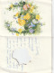 R - CARTE A SYSTEME  . HEUREUSES PAQUES POUSSINS OEUFS POUSSINS FLEURS - Ostern