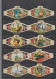 22  Stuks    Sigarenbanden Washinton  Serie 15 - Cigar Bands