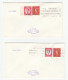 1967 2 Diff Cover ABC CINEMA  CHRISTIAN CRUSADE Northampton Slogans (Left & Right) Gb Stamps Religion Movie Slogan - Lettres & Documents