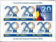 ROMANIA 2024 - 20 YEARS SINCE ROMANIA’S ACCESSION TO NATO  Minisheet Of 5 Stamps +1 Label MNH** - NAVO