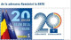 ROMANIA 2024 - 20 YEARS SINCE ROMANIA’S ACCESSION TO NATO  Set Of 2 Stamps With Labels MNH** - OTAN