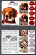 Australia 2000, Working Dogs, Folder With 6 Mini Sheets Of 10 Self Adhesive Sheets In Attractive Folder, Unique Edition - Cartas & Documentos