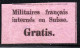 2827.SWITZERLAND,FRANCE,1870 FRENCH TROOPS MILITARY LABEL,GRATIS,MH,SIGNED,FINE - Viñetas