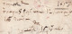 1653 - Pays Bas Espagnols (Felipe IV) - Lettre Pliée Avec Correspondance Vers Anvers Antwerp Antwerpen Amberes - 1621-1713 (Países Bajos Españoles)