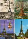 LOT DE 17 CARTES - PARIS - FRANCE -LA TOUR EIFFEL - Toutes Différentes - - 5 - 99 Karten