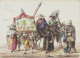 Costumes Péruviens, Scènes De La Vie Religieuse Et Populaire à Lima 1837 9X14 REIMPRESSION DE CARTES ANCIENNES - Pérou