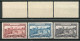 1927 - ** (Catalogo Sassone N.° 134/136) (1623) - Unused Stamps