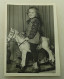 A Little Girl On A Wooden Horse - Personnes Anonymes