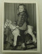 A Little Girl On A Wooden Horse - Personnes Anonymes